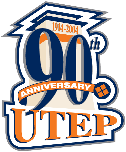 UTEP Miners 2004 Anniversary Logo diy iron on heat transfer